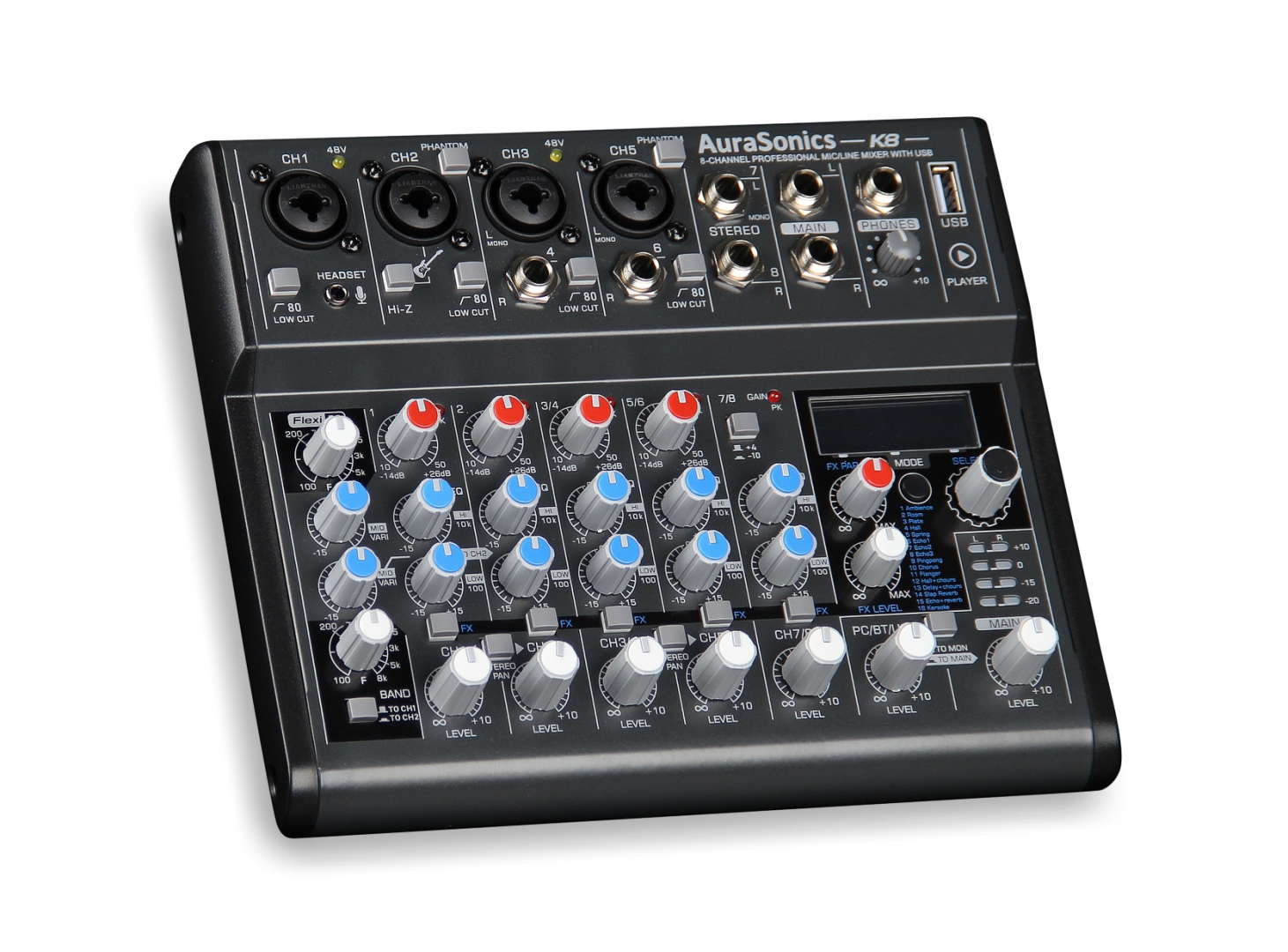 AuraSonics K8 компактный микшерный пульт в Новороссийске