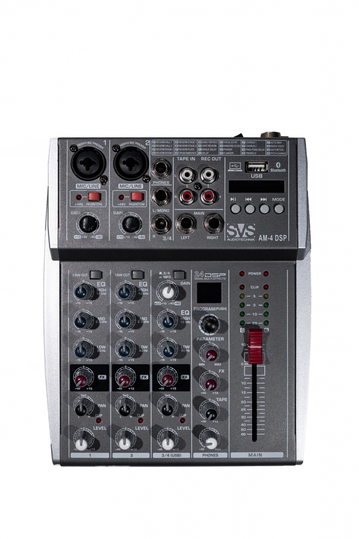 SVS Audiotechnik mixers AM-4 DSP Аналоговый микшерный пульт, 4-канала в Новороссийске