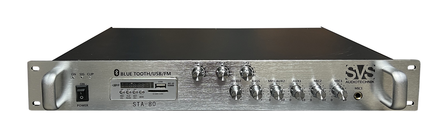 SVS Audiotechnik STA-80 Микшер-усилитель для систем Public Address в Новороссийске